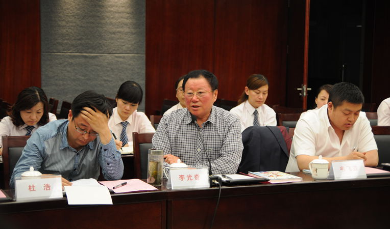 亳州廣齊置業有限公司董事長李光奇致辭