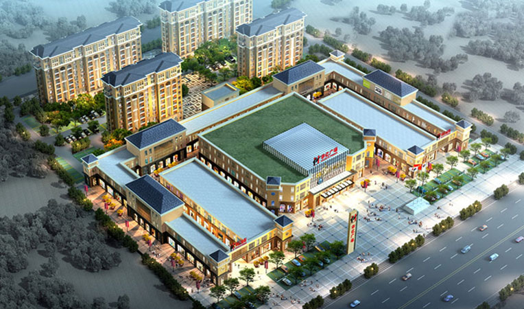 孫村華億廣場鳥瞰圖