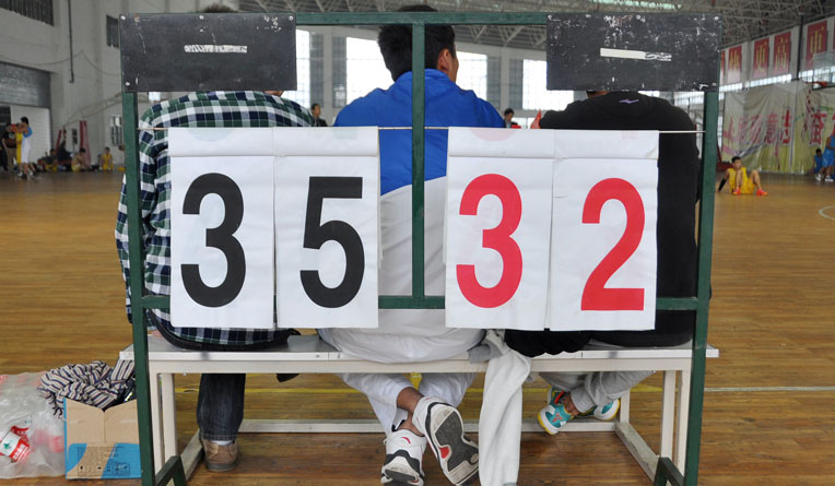 比分呈膠著狀態(tài)