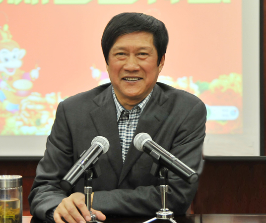 項義水董事長發表熱情洋溢的新年賀詞