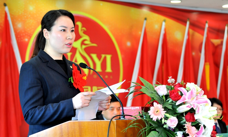 先進部門代表發言