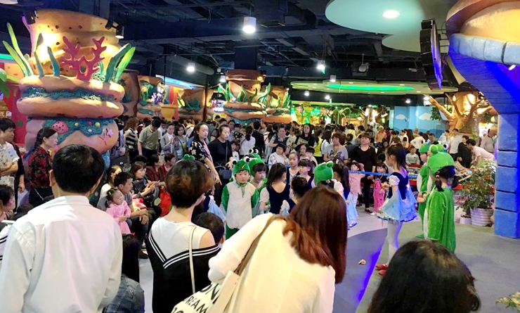 兒童節華億小馬王國兒童樂園內成為歡樂的海洋