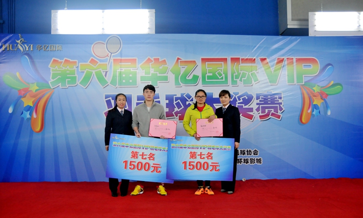 獲得并列第七名代表隊(duì)領(lǐng)獎