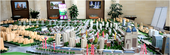 南陵華億國際新城沙盤圖 南陵華億國際新城沙盤圖